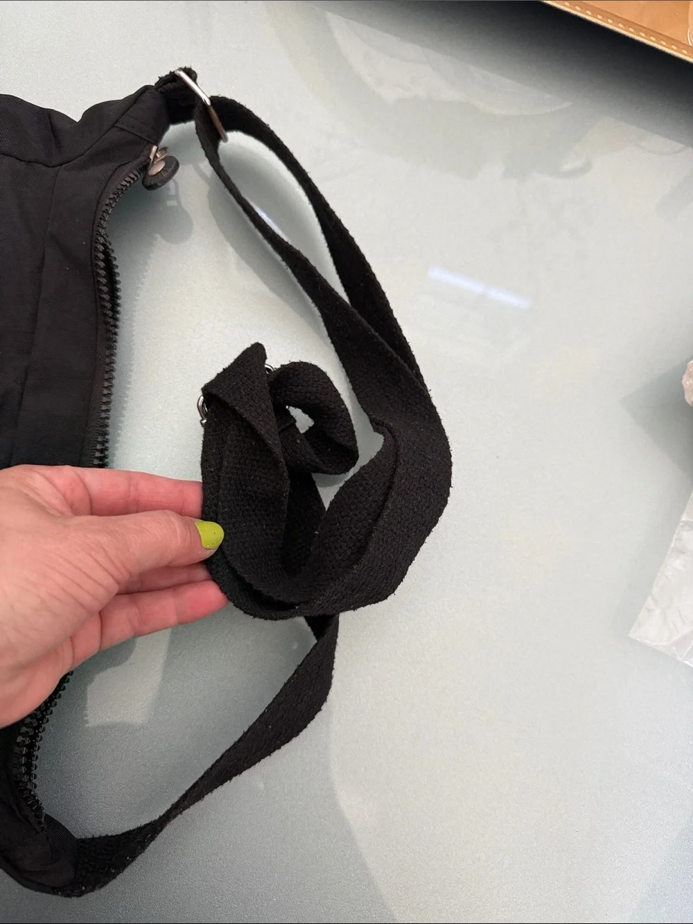 Black Crossbody Messenger Bag - Casual Everyday Carry